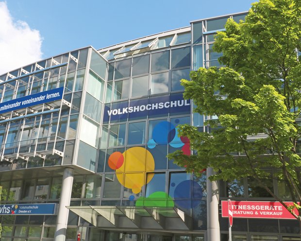 Geschäftsstelle-VHS-Dresden Geschäftsstelle der VHS Dresden in der Annenstraße 10